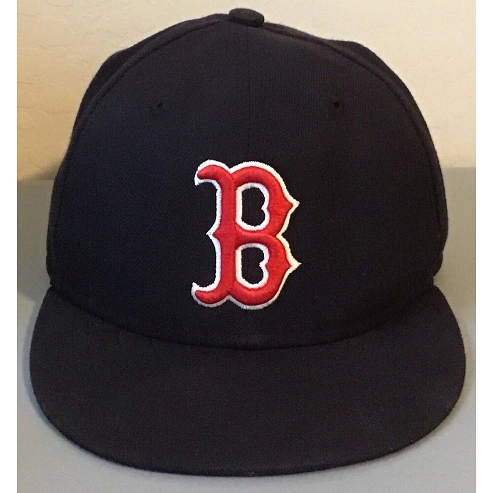 Boston Red Sox MLB Wool New Era 59Fifty Fitted Hat Never Worn 6 5/8 Black